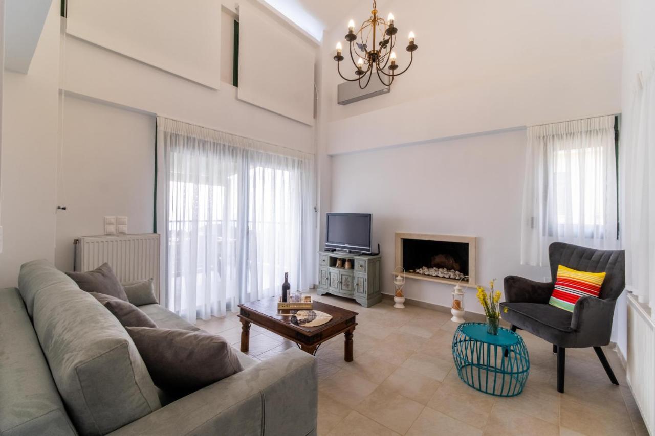 Sapphire Blue Villa Kalamítsi 외부 사진